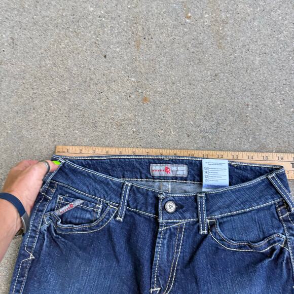 Ariat FR DuraStretch Basic Boot Cut Blue Jeans 31S Style 10016176 - Picture 7 of 9